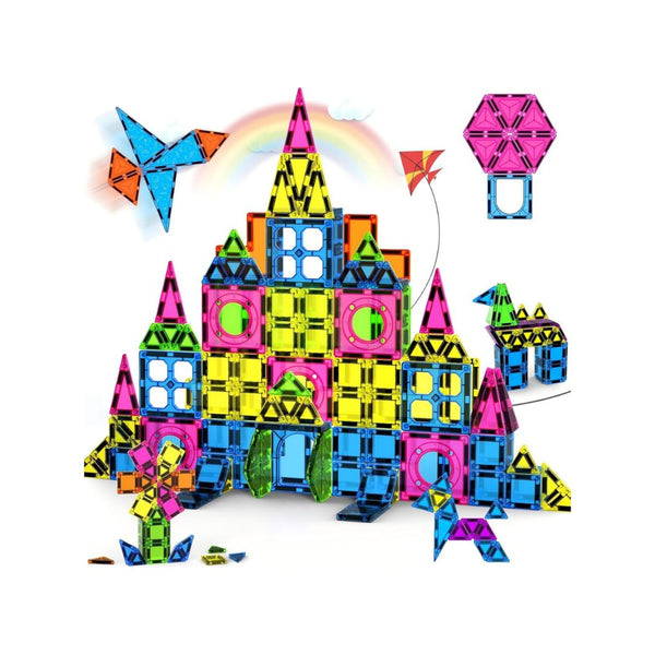 250 Pieces Magnetic Building Blocks Set