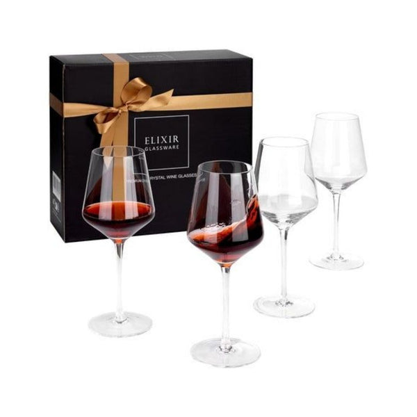 4 Red Wine Glasses