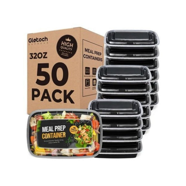 50 Meal Prep Containers with Lids