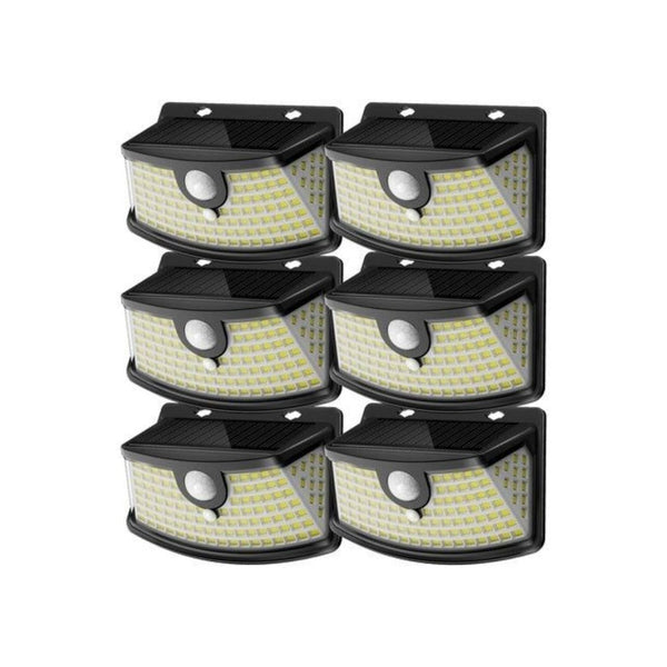 6 Pack of 120 LED Solar Motion Sensor Lights
