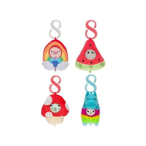 4-Pack Squishville Squishmallows with Style & Play Clip Costumes