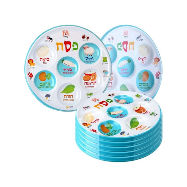 6 Pack Passover Decorations Seder Plates