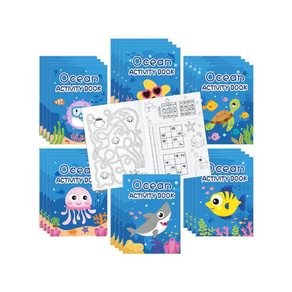24 Pcs Under the Sea Coloring Books