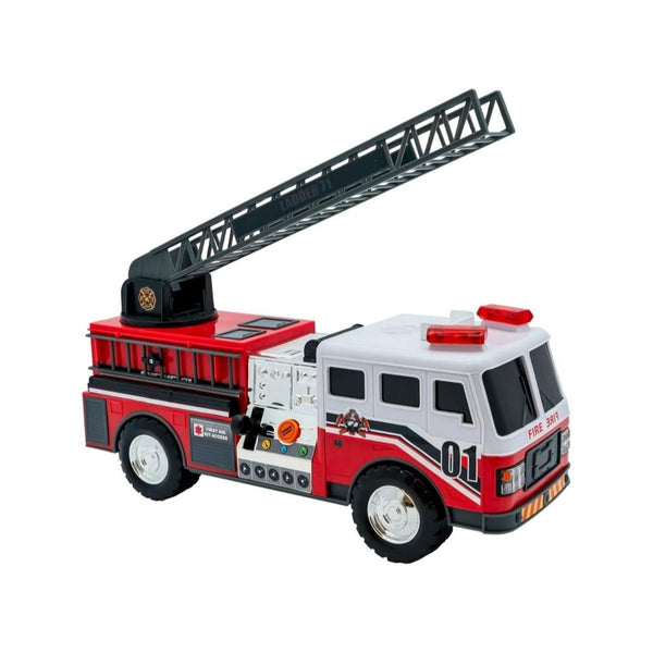 Mighty Fleet Action Drive Interactive Fire Truck Toy