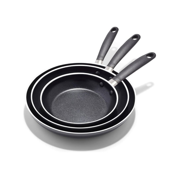 3-Pcs OXO Non-Stick Every Day Frying Pan Set