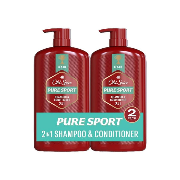 Old Spice Men's 2-in-1 Shampoo and Conditioner
