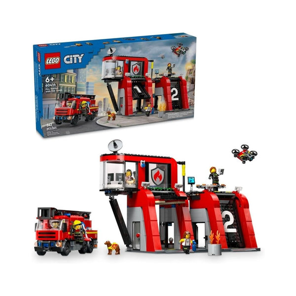 843-Pcs LEGO City Fire Station