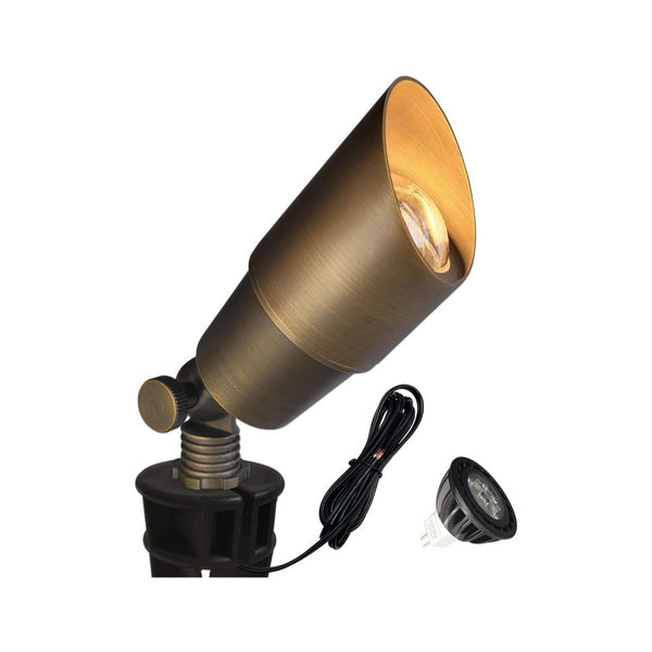 Die-cast Brass Low Voltage Spotlight