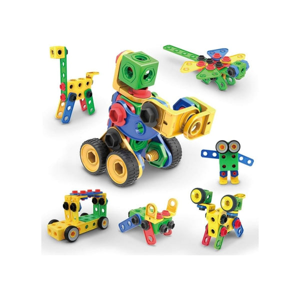 PicassoTiles 105 Piece Building Engineering Ki