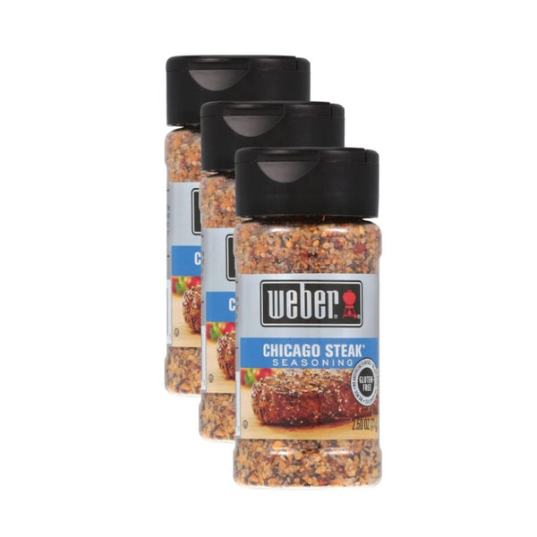 3-Pack Weber Chicago Steak Seasoning