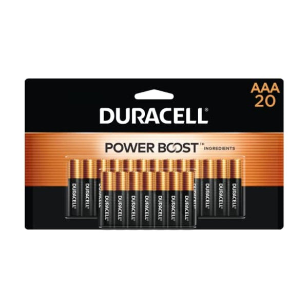 20 Pack Duracell Coppertop AAA Batteries
