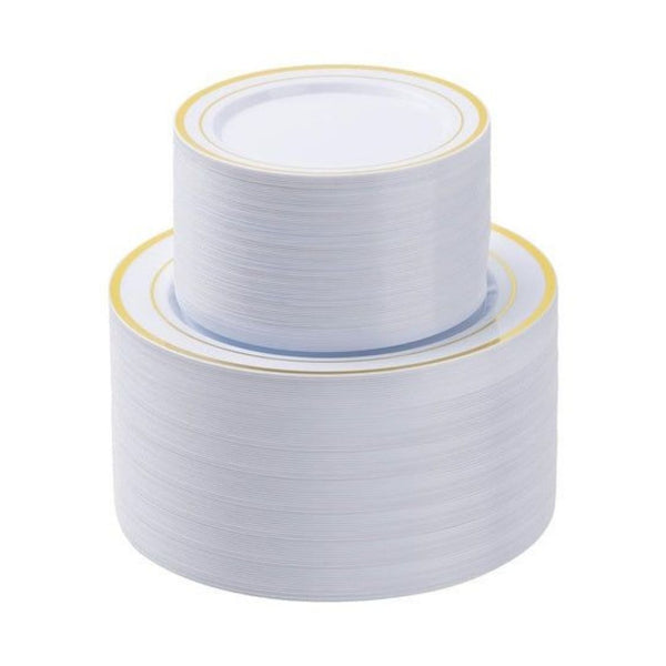 200 Disposable Dinner & Dessert Plates