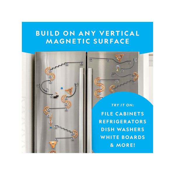 75-Piece National Geographic Magnetic Marble Run