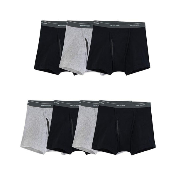 7 Fruit of the Loom Men's Boxer Briefs