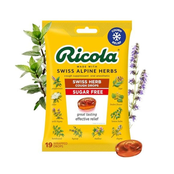 19-Count Ricola Sugar Free Cough Drops
