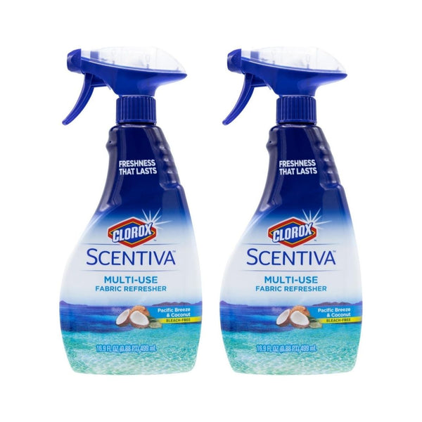 2 Bottles of Clorox Scentiva Fabric Refresher Spray