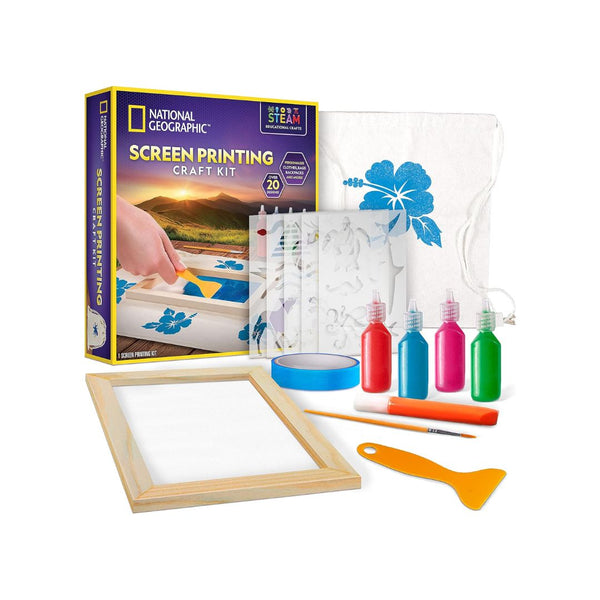 NATIONAL GEOGRAPHIC Kids Screen Printing Kit