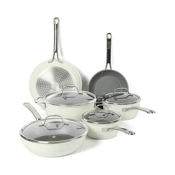 10 Piece Sur La Table Ceramic Nonstick Cookware Set