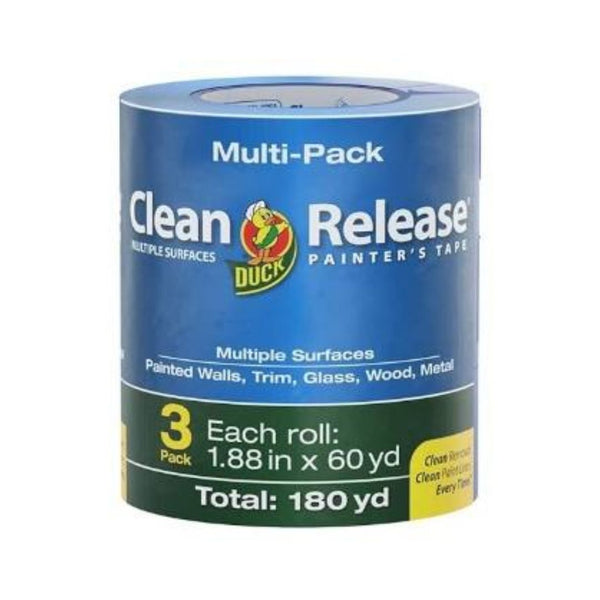 3 Rolls of Duck Clean Release Blue Painter’s Tape