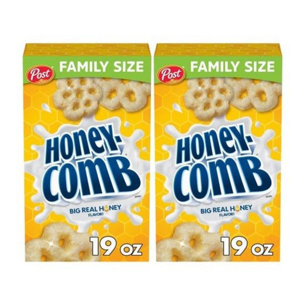 2 Family Size Boxes Honeycomb Breakfast Cereal