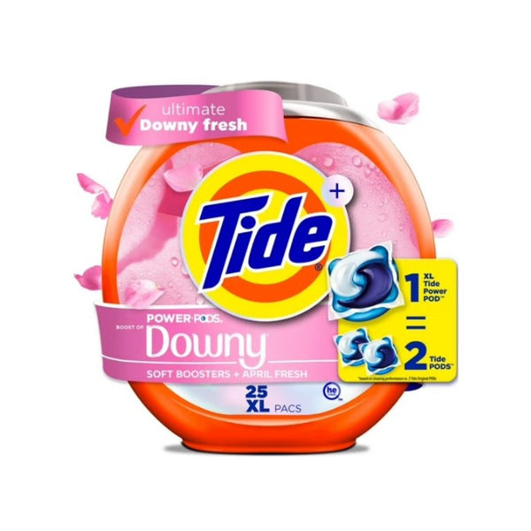 25 Tide Power PODS Laundry Detergent Pacs +$5 Walmart Cash!