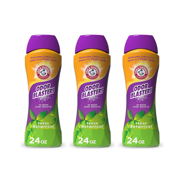 3 Pack of ARM & HAMMER Odor Blasters In-Wash Scent Boosters