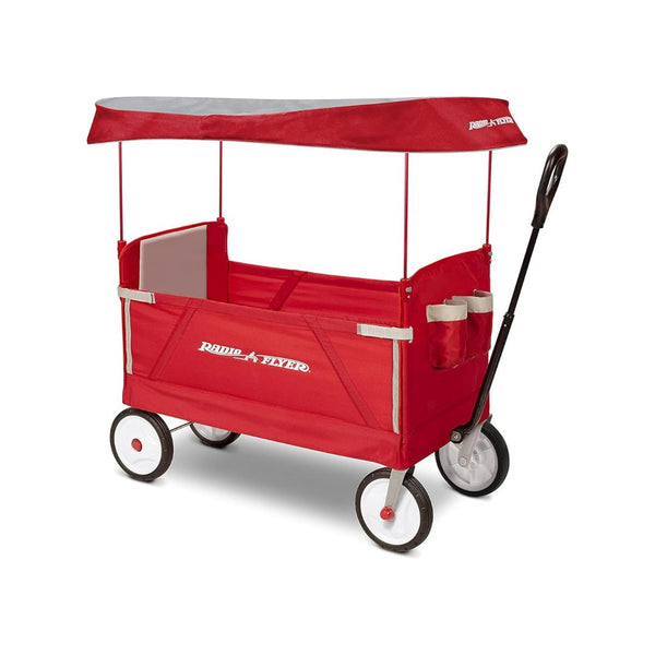 Radio Flyer 3-in-1 EZ Fold Wagon with Canopy