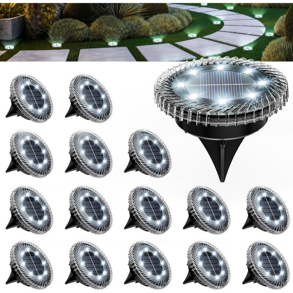 16 Pack Small Solar Ground Lights