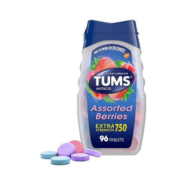 96 TUMS Extra Strength Assorted Berries
