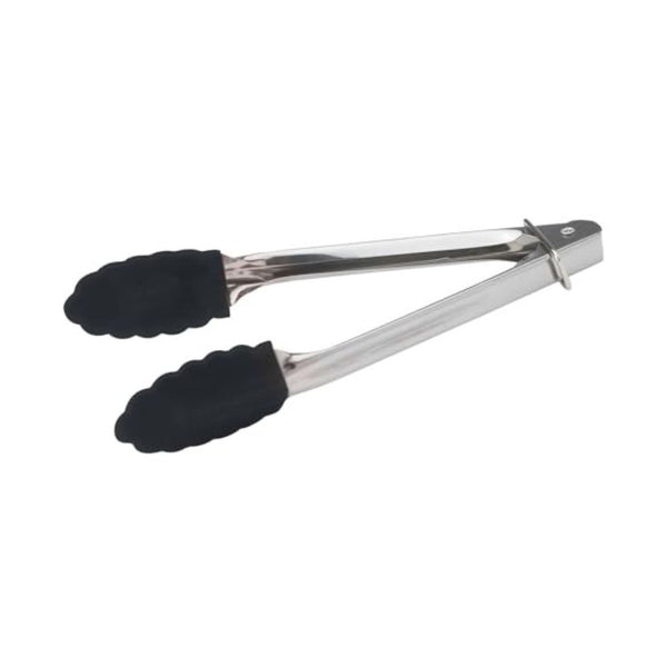 Winco 7" Stainless Steel Silicone Tip Tongs