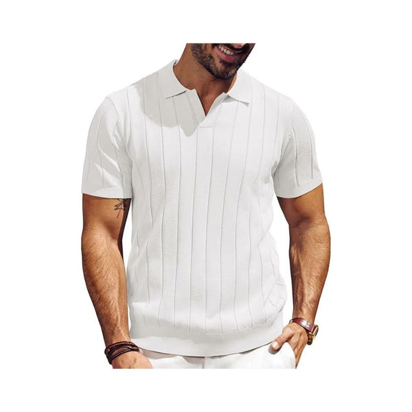 PJ Paul Jones Men’s Textured Knit Polo Shirts (6 Colors)