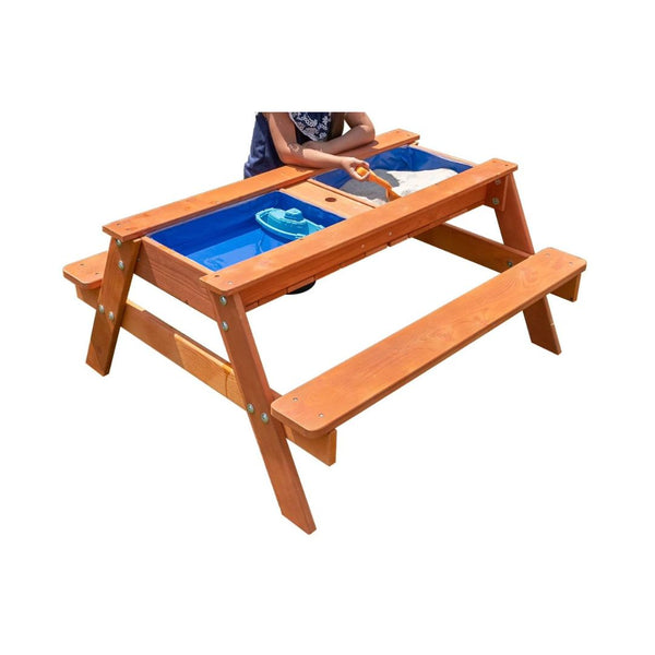 Sportspower Wooden Picnic Table with Sand and Water Play