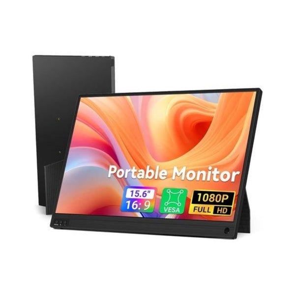 15.6-Inch 1080P USB-C Portable Monitor with Kickstand