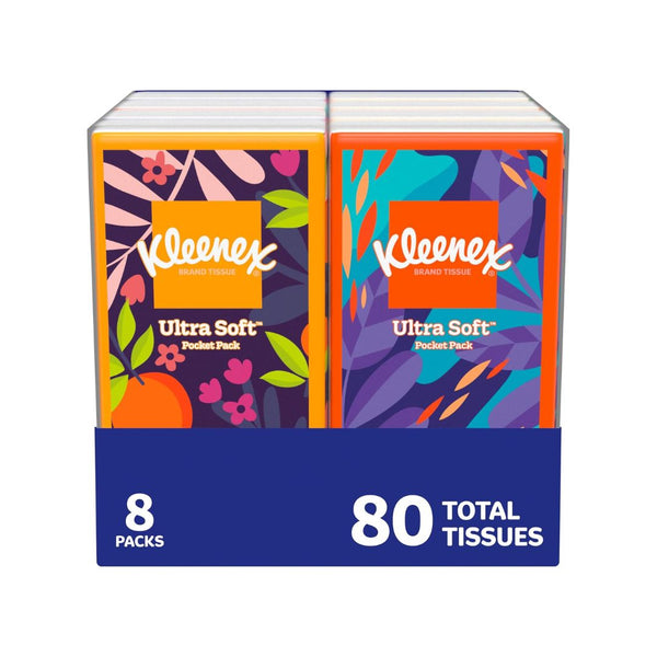 8 On-The-Go Packs Kleenex On-The-Go Facial Tissues – simplexdeals