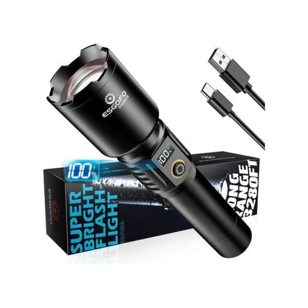 Rechargeable Super Bright LED Flashlight
