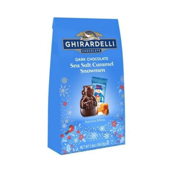 Ghirardelli Dark Chocolate Sea Salt Caramel Snowmen (Kof-K Dairy)