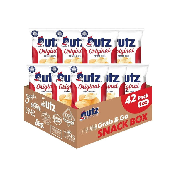 42 Count Utz Original Crispy Potato Chips