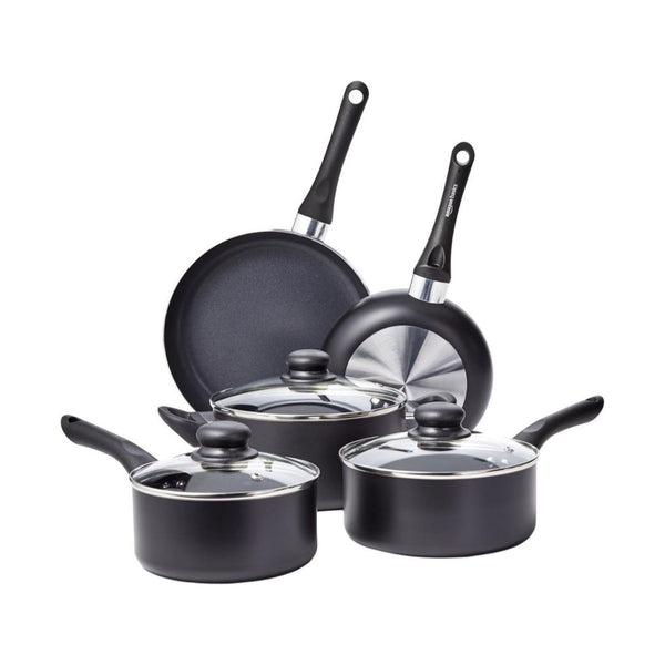 8-Piece Amazon Basics Ceramic Non-Stick Cookware Set