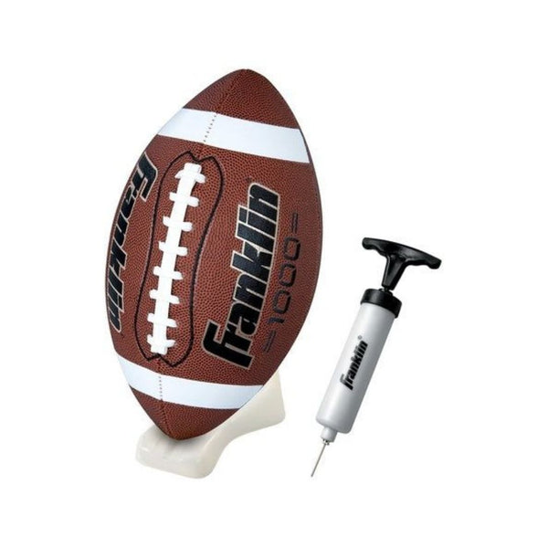 Franklin Sports Grip-Rite Football, Kicking Tee & Pump Set