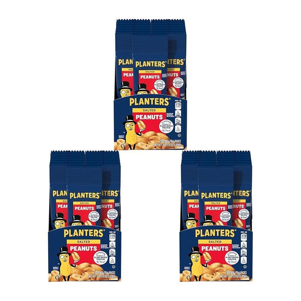 45 Pack Of Planters Salted Peanuts