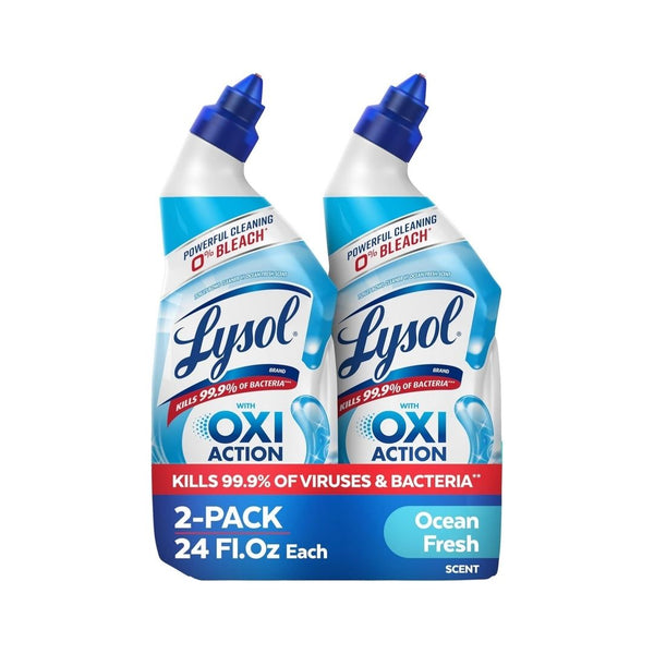 2 Pack Of Lysol Hydrogen Peroxide Toilet Bowl Cleaner