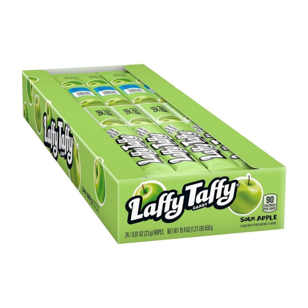 Pack of 24 Laffy Taffy Rope, Sour Apple