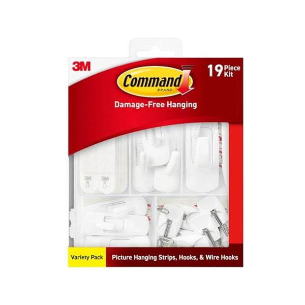 10 Command Variety Pack Hanging Strips Hooks Kit