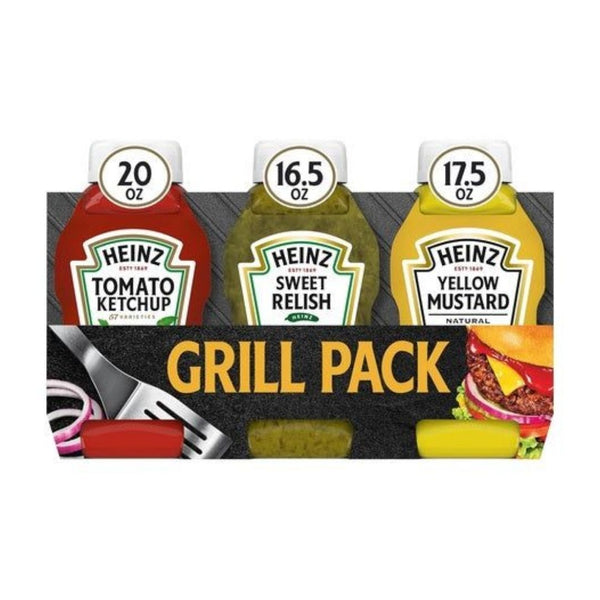 Heinz Ketchup, Mustard & Relish Grill Pack