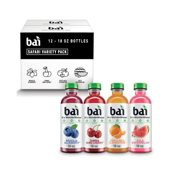 12 Bottles of Bai Flavors Variety Pack