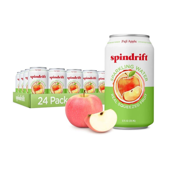 Pack of 24 Spindrift Fuji Apple Can