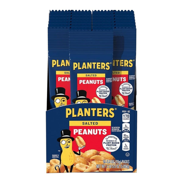 15-Pack PLANTERS Salted Peanuts
