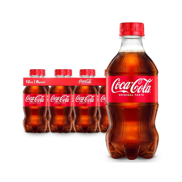 8 Coca-Cola 12 fl oz Bottles