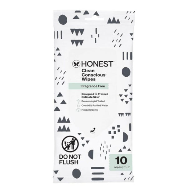 10 The Honest Company Hypoallergenic Multi-Use Baby Wipes