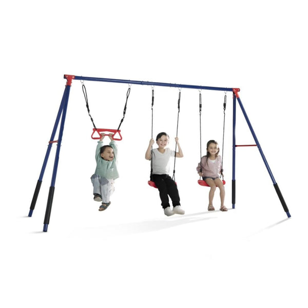 3-Piece Delta Children Outdoor Metal Swing Set